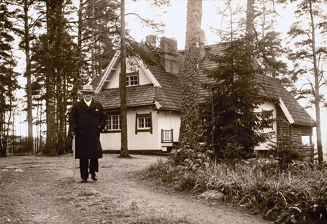 Sibelius at Ainola. Finnish Museum of Photography, Finnish National Board of Antiquesa